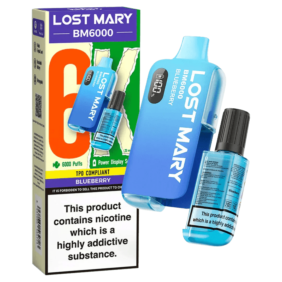 Lost Mary BM6000 Disposable Puffs Vape Box of 5