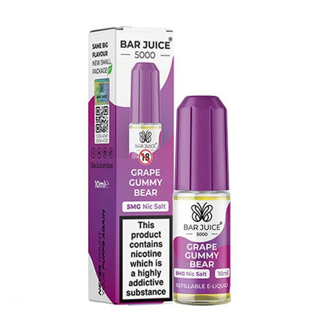 Buy Bulk Wholesale Bar Juice 5000 Nic Salts 10ml Box of 10 - vapesourceuk