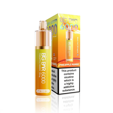 Buy Bulk Wholesale Big Bar 6000 Disposable Vape Box of 5 - vapesourceuk