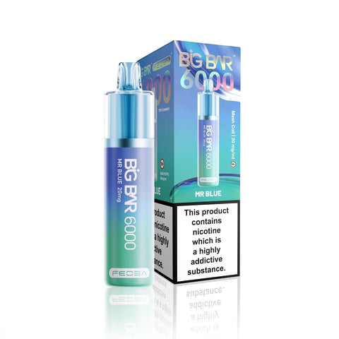 Buy Bulk Wholesale Big Bar 6000 Disposable Vape Box of 5 - vapesourceuk