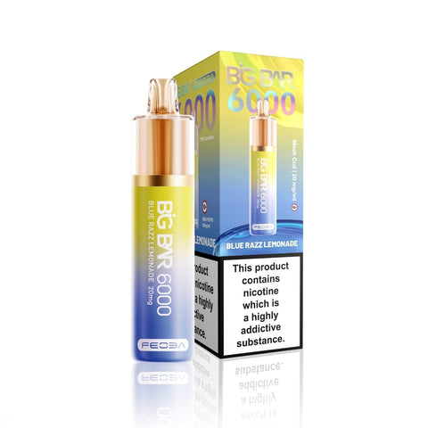 Buy Bulk Wholesale Big Bar 6000 Disposable Vape Box of 5 - vapesourceuk