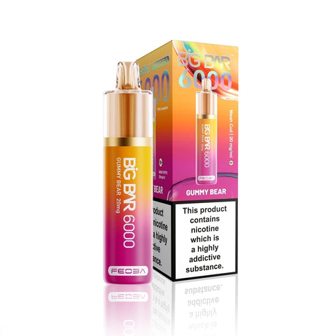 Buy Bulk Wholesale Big Bar 6000 Disposable Vape Box of 5 - vapesourceuk