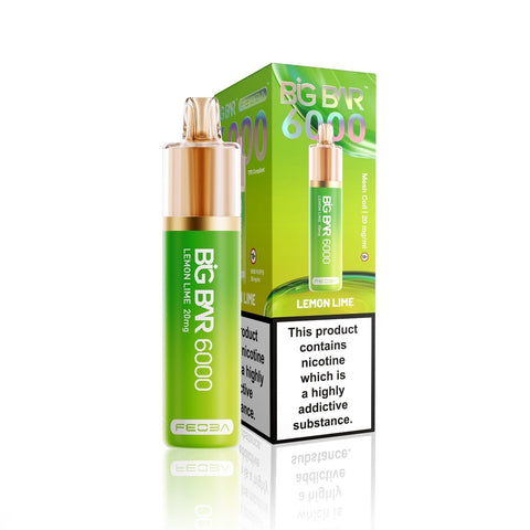 Buy Bulk Wholesale Big Bar 6000 Disposable Vape Box of 5 - vapesourceuk