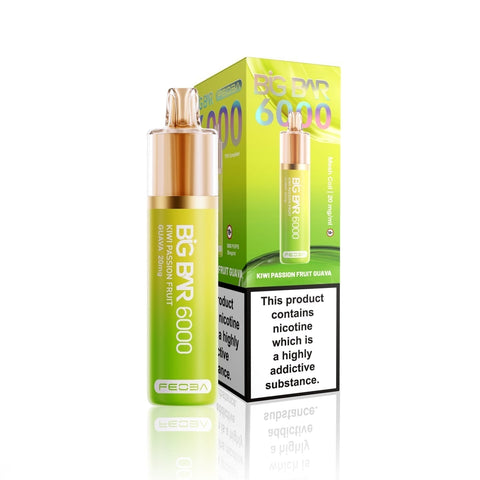 Buy Bulk Wholesale Big Bar 6000 Disposable Vape Box of 5 - vapesourceuk