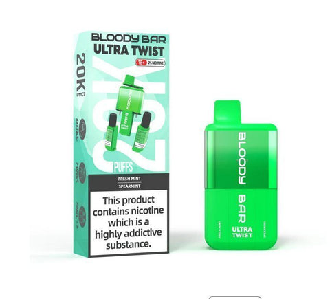 Buy Bulk Wholesale Bloody Bar Ultra Twist 20000 Disposable Vape Box of 5 - vapesourceuk