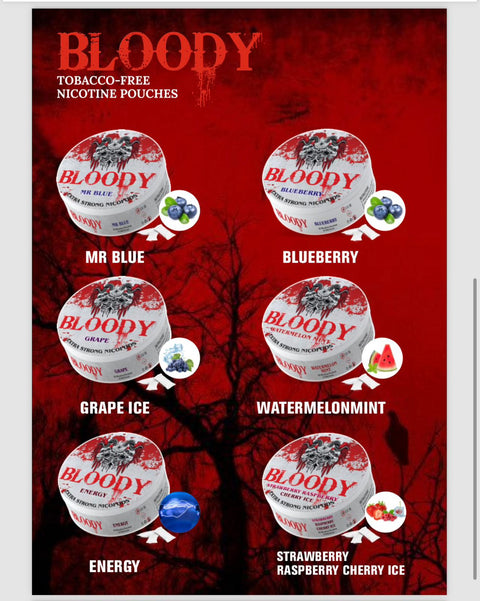 Buy Bulk Wholesale Bloody Mary Nicotine Pouches - Pack of 10 - vapesourceuk