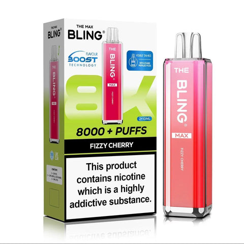 Buy Bulk Wholesale Crystal Bling Max 8000 Prefilled Pod Kit Box of 5 - vapesourceuk