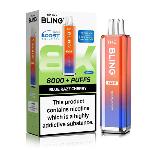 Buy Bulk Wholesale Crystal Bling Max 8000 Prefilled Pod Kit Box of 5 - vapesourceuk