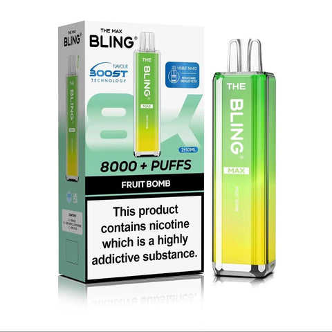 Buy Bulk Wholesale Crystal Bling Max 8000 Prefilled Pod Kit Box of 5 - vapesourceuk