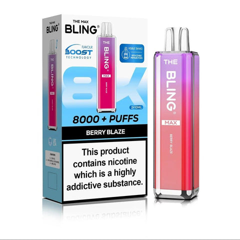 Buy Bulk Wholesale Crystal Bling Max 8000 Prefilled Pod Kit Box of 5 - vapesourceuk