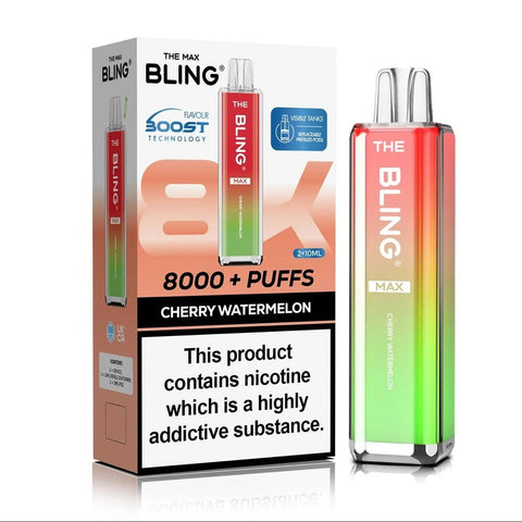 Buy Bulk Wholesale Crystal Bling Max 8000 Prefilled Pod Kit Box of 5 - vapesourceuk
