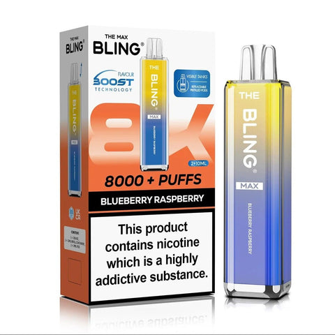 Buy Bulk Wholesale Crystal Bling Max 8000 Prefilled Pod Kit Box of 5 - vapesourceuk