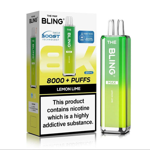 Buy Bulk Wholesale Crystal Bling Max 8000 Prefilled Pod Kit Box of 5 - vapesourceuk