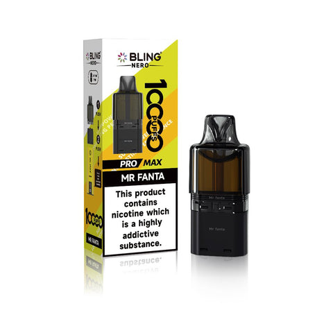 Buy Bulk Wholesale Crystal Bling Nero 10k Prefilled Pods Box of 5 - vapesourceuk