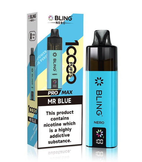 Buy Bulk Wholesale Crystal Bling Nero 10k Vape Kit Box of 5 - vapesourceuk
