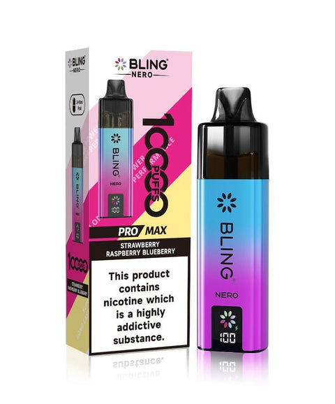 Buy Bulk Wholesale Crystal Bling Nero 10k Vape Kit Box of 5 - vapesourceuk