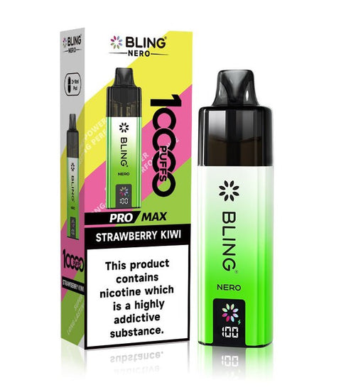 Buy Bulk Wholesale Crystal Bling Nero 10k Vape Kit Box of 5 - vapesourceuk