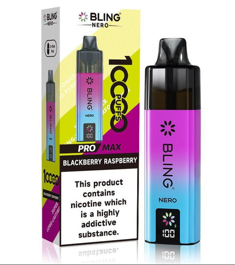 Buy Bulk Wholesale Crystal Bling Nero 10k Vape Kit Box of 5 - vapesourceuk