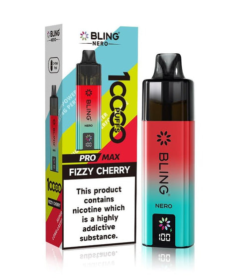 Buy Bulk Wholesale Crystal Bling Nero 10k Vape Kit Box of 5 - vapesourceuk