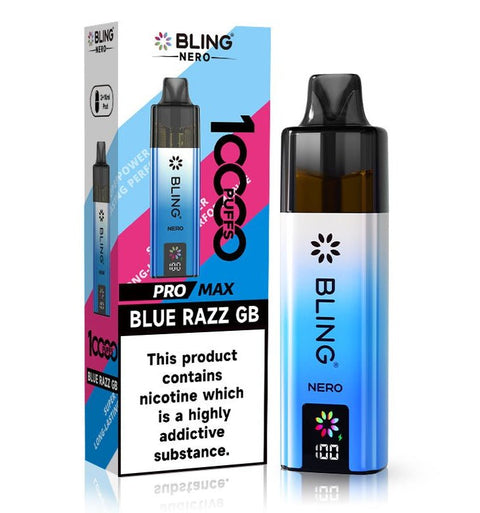 Buy Bulk Wholesale Crystal Bling Nero 10k Vape Kit Box of 5 - vapesourceuk