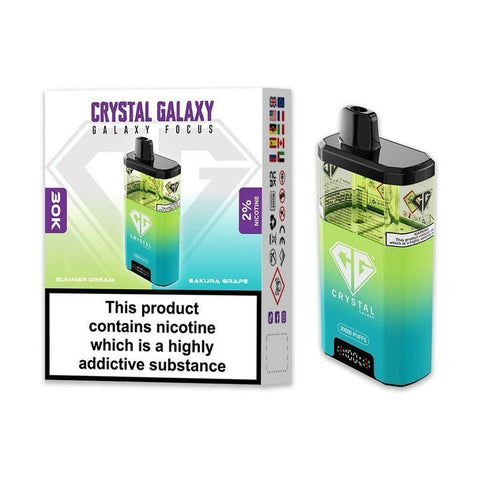 Buy Bulk Wholesale Crystal Galaxy Focus 30k Pod Vape Kit Box of 5 - vapesourceuk
