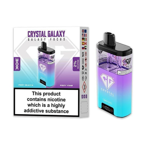Buy Bulk Wholesale Crystal Galaxy Focus 30k Pod Vape Kit Box of 5 - vapesourceuk