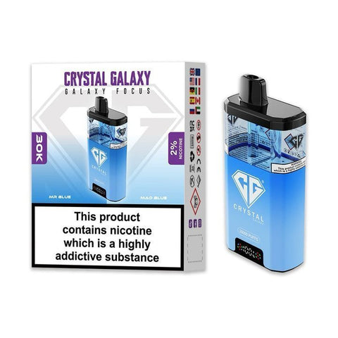 Buy Bulk Wholesale Crystal Galaxy Focus 30k Pod Vape Kit Box of 5 - vapesourceuk