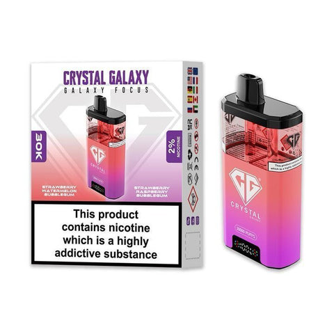 Buy Bulk Wholesale Crystal Galaxy Focus 30k Pod Vape Kit Box of 5 - vapesourceuk