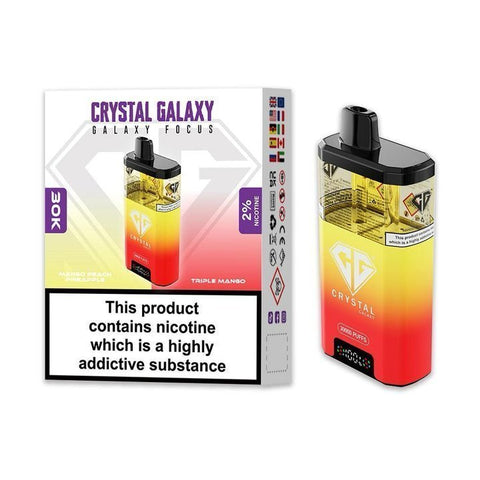 Buy Bulk Wholesale Crystal Galaxy Focus 30k Pod Vape Kit Box of 5 - vapesourceuk