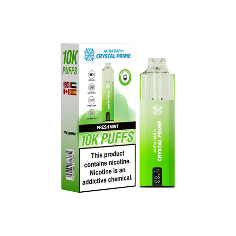 Buy Bulk Wholesale Crystal Prime 10000 Disposable Vape Pack of 5 - vapesourceuk