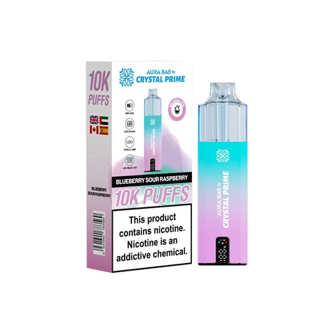 Buy Bulk Wholesale Crystal Prime 10000 Disposable Vape Pack of 5 - vapesourceuk