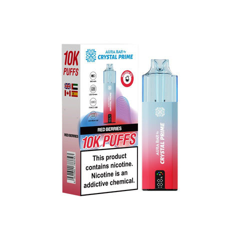 Buy Bulk Wholesale Crystal Prime 10000 Disposable Vape Pack of 5 - vapesourceuk