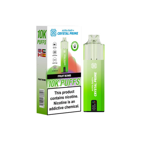 Buy Bulk Wholesale Crystal Prime 10000 Disposable Vape Pack of 5 - vapesourceuk