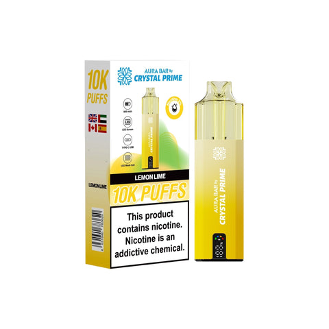 Buy Bulk Wholesale Crystal Prime 10000 Disposable Vape Pack of 5 - vapesourceuk