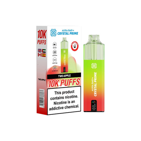 Buy Bulk Wholesale Crystal Prime 10000 Disposable Vape Pack of 5 - vapesourceuk