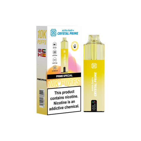 Buy Bulk Wholesale Crystal Prime 10000 Disposable Vape Pack of 5 - vapesourceuk