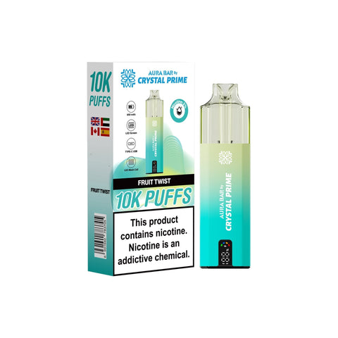 Buy Bulk Wholesale Crystal Prime 10000 Disposable Vape Pack of 5 - vapesourceuk