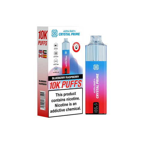 Buy Bulk Wholesale Crystal Prime 10000 Disposable Vape Pack of 5 - vapesourceuk