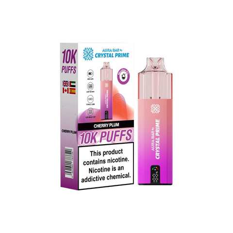 Buy Bulk Wholesale Crystal Prime 10000 Disposable Vape Pack of 5 - vapesourceuk