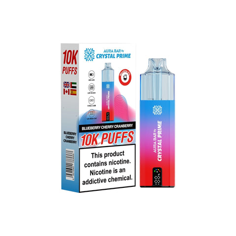 Buy Bulk Wholesale Crystal Prime 10000 Disposable Vape Pack of 5 - vapesourceuk