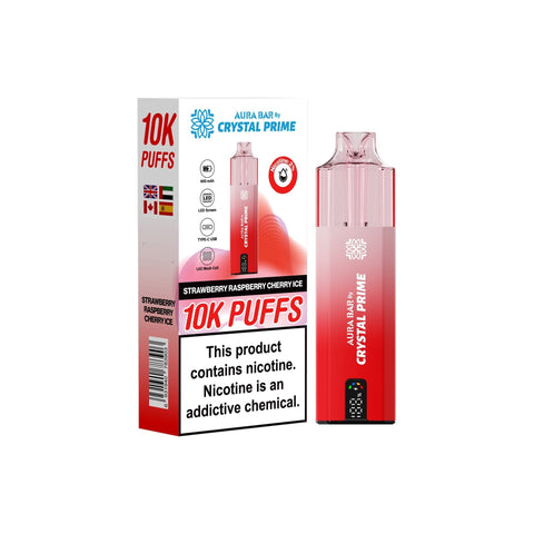 Buy Bulk Wholesale Crystal Prime 10000 Disposable Vape Pack of 5 - vapesourceuk