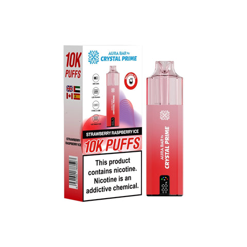 Buy Bulk Wholesale Crystal Prime 10000 Disposable Vape Pack of 5 - vapesourceuk
