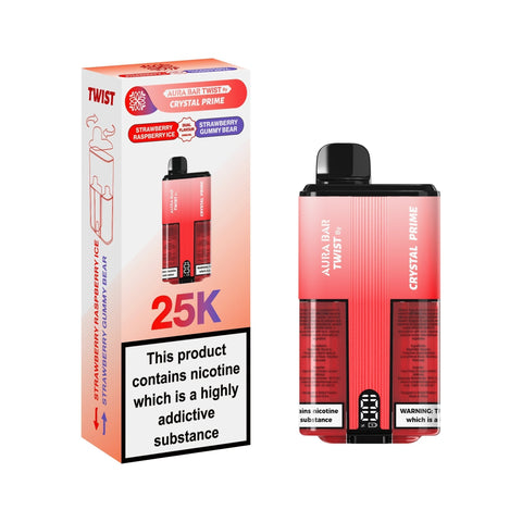 Buy Bulk Wholesale Crystal Prime Twist 25000 Disposable Vape Pack of 5 - vapesourceuk