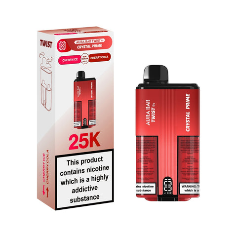 Buy Bulk Wholesale Crystal Prime Twist 25000 Disposable Vape Pack of 5 - vapesourceuk