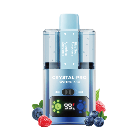 Buy Bulk Wholesale Crystal Pro Switch 30k Prefilled Pod Vape Kit Box of 5 - vapesourceuk