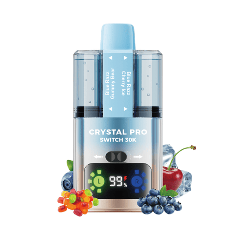Buy Bulk Wholesale Crystal Pro Switch 30k Prefilled Pod Vape Kit Box of 5 - vapesourceuk