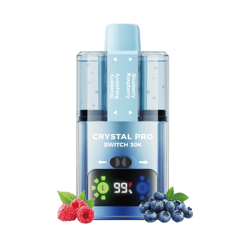 Buy Bulk Wholesale Crystal Pro Switch 30k Prefilled Pod Vape Kit Box of 5 - vapesourceuk