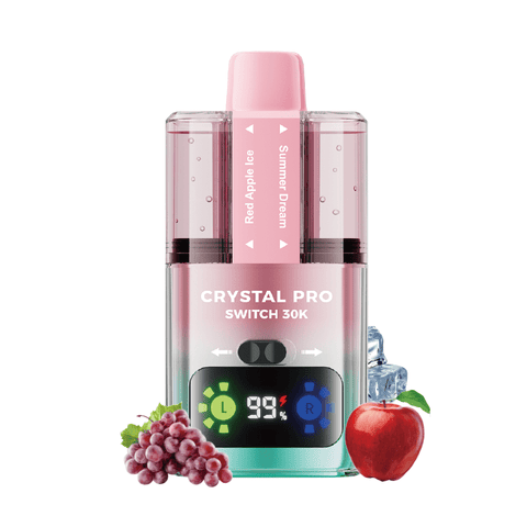 Buy Bulk Wholesale Crystal Pro Switch 30k Prefilled Pod Vape Kit Box of 5 - vapesourceuk
