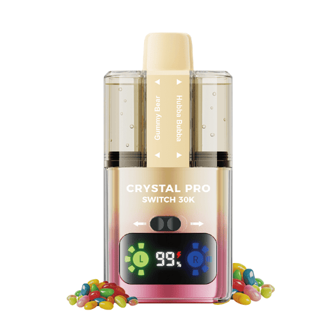Buy Bulk Wholesale Crystal Pro Switch 30k Prefilled Pod Vape Kit Box of 5 - vapesourceuk