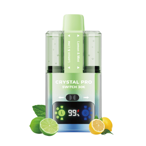 Buy Bulk Wholesale Crystal Pro Switch 30k Prefilled Pod Vape Kit Box of 5 - vapesourceuk